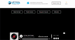 Desktop Screenshot of lethalrhythms.com
